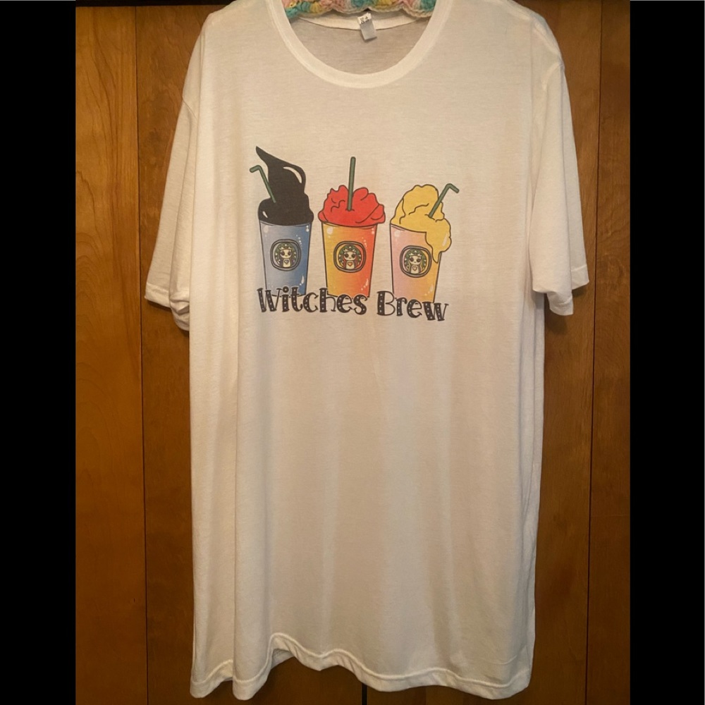 NWOT. Sanderson Sisters “Starbucks” Inspired T-shirt. Size 3XL